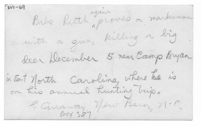 Babe Ruth at Camp Bryan