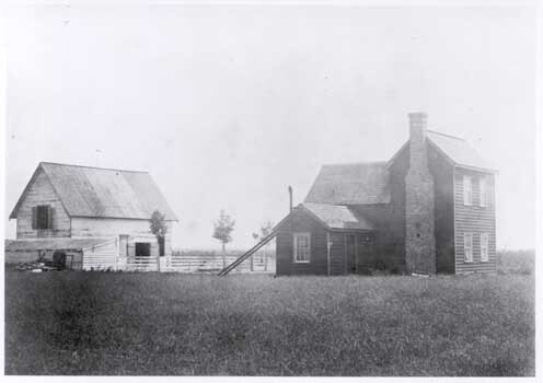 Newberne, Farm buildings on the old campground