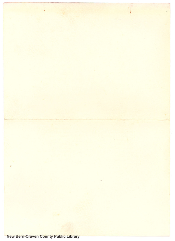 Craven County Farm Life School Graduation Announcement, 1930