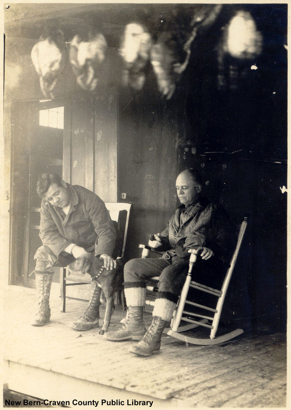 Babe Ruth and Frank Stevens at Camp Bryan