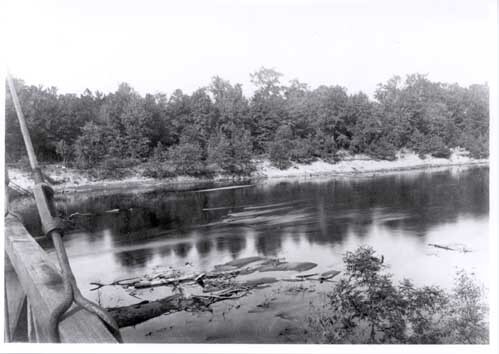 White Hall, where the Confederate Gunboat Lay