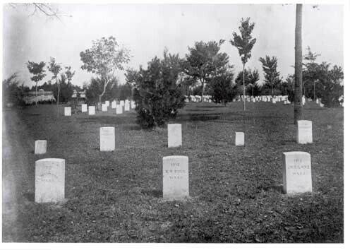 Newberne National Cemetery, grave of Sergeant Buck <br /><br />