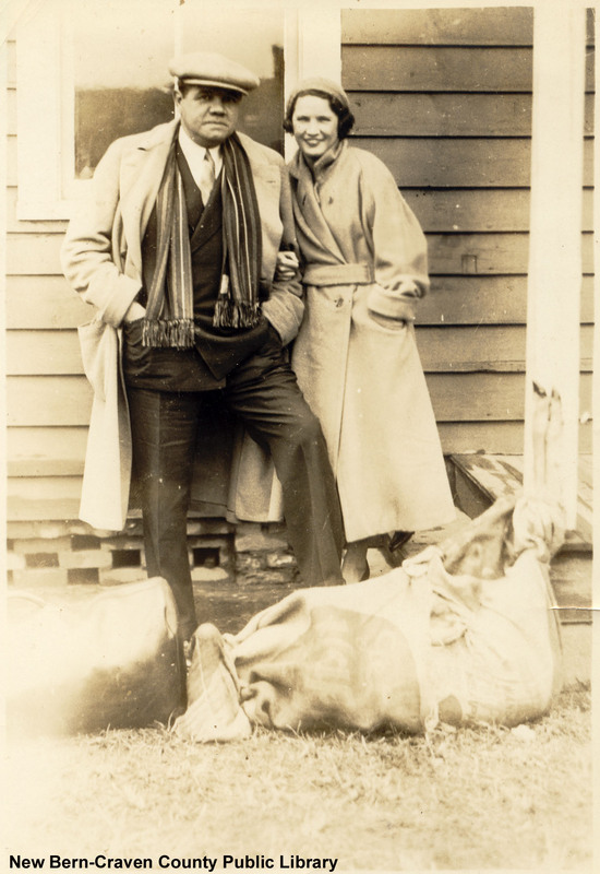 Mr. and Mrs. George Herman Ruth at New Bern