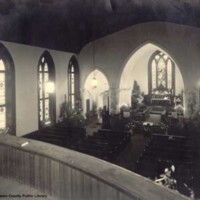 &quot;Christ Church, New Bern, N.C., Xmas Decorations, 1945&quot;