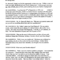 Between Two Rivers Oral Interview With Dr. Sidney Barnwell