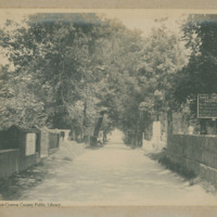 View of Cedar Grove Cemetery, just inside main gate