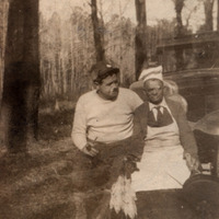 Dave Sampson and Babe Ruth at Camp Bryan