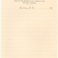 Bradham and Smith, Letterhead