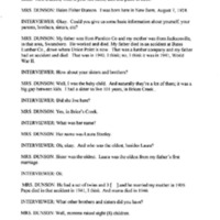 Between Two Rivers Oral Interview With Helen Fisher Dunson