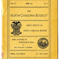 The North Carolina Booklet: The Battle of Ramsaur's Mill