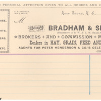 Bradham and Smith, Billhead