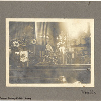 &quot;Decorations of the Chancel of Christ Church New Bern, N.C., Easter April 23rd, 1905.&quot; Photo by Wootten.