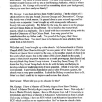 Between Two Rivers Oral Interview With Joseph George