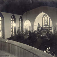 Photo, Interior &quot;Xmas Decorations, 1945&quot;