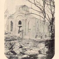 Christ Church Destroyed by Fire of 1871