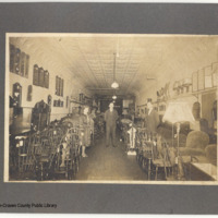 Dowdy Furniture Store, 1920s interior