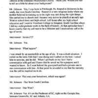 Between Two Rivers Oral Interview With Robert Johnson<br /><br />
