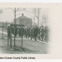 One of six photos, Tryon Palace Grand Opening, crowd shot