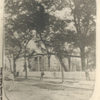 Christ Church before the fire, about 1870