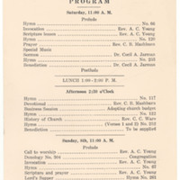 Bethany Christian Church Program