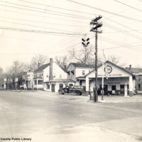 Northeast corner of George and South Front Streets, ca. 1950